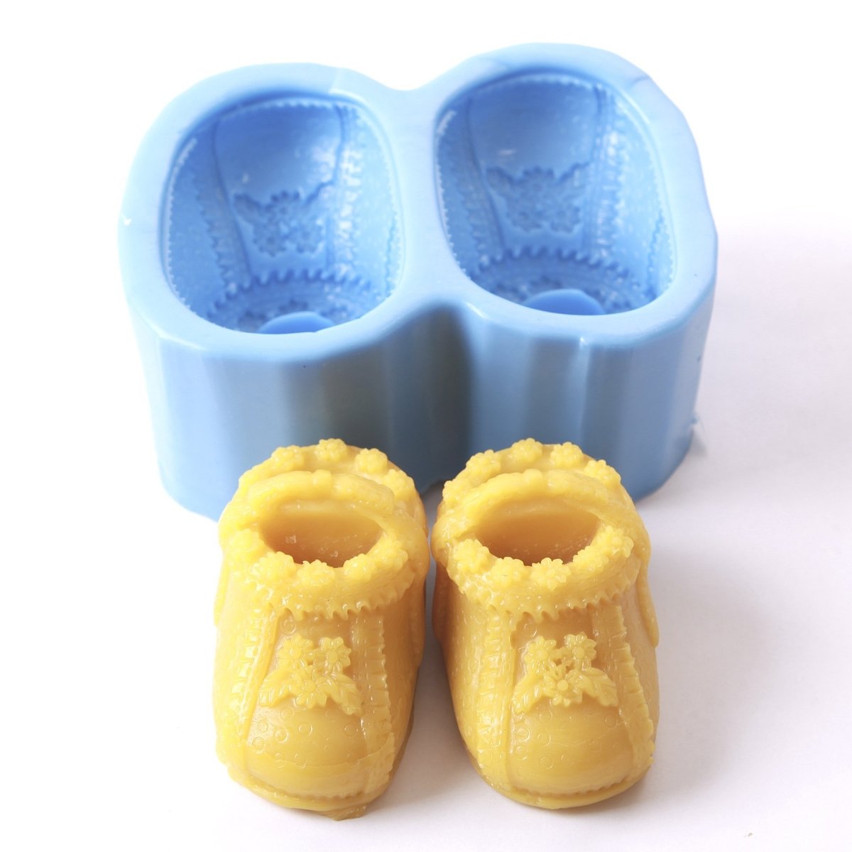 Baby Booties Boot Shoe Silicone Soap Mould Mystic Moments UK